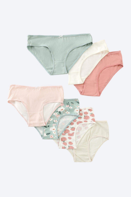 Pack of 7 Colored Bikini Panties - Carina - ÙƒØ§Ø±ÙŠÙ†Ø§