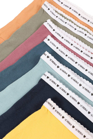 Pack of 7 Colored Full Brief - Carina - ÙƒØ§Ø±ÙŠÙ†Ø§