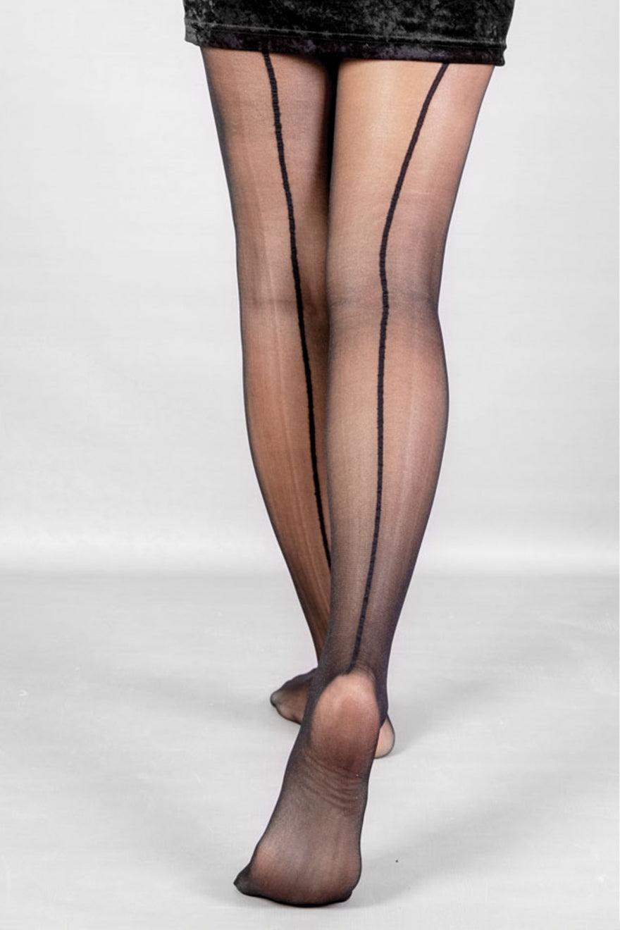 Pantyhose with Back Line - Carina - ÙƒØ§Ø±ÙŠÙ†Ø§