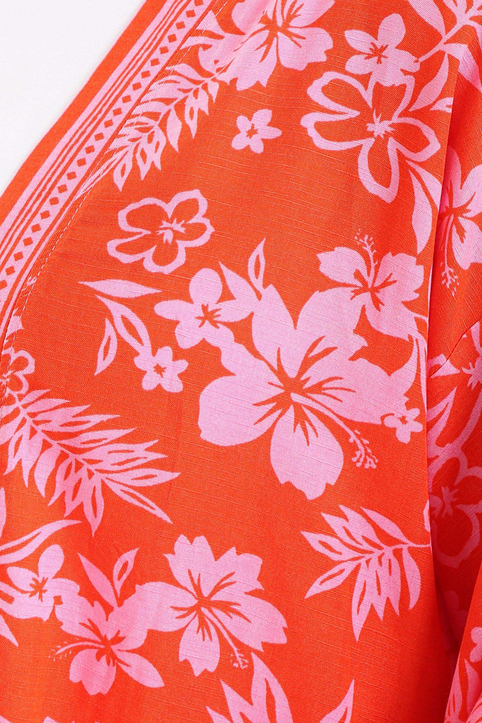 Pink & Orange Kimono - Carina - ÙƒØ§Ø±ÙŠÙ†Ø§