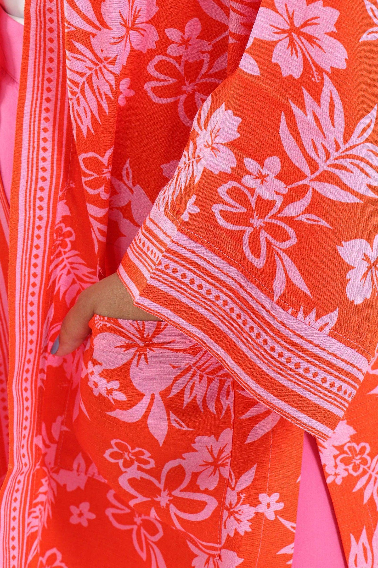 Pink & Orange Kimono - Carina - ÙƒØ§Ø±ÙŠÙ†Ø§