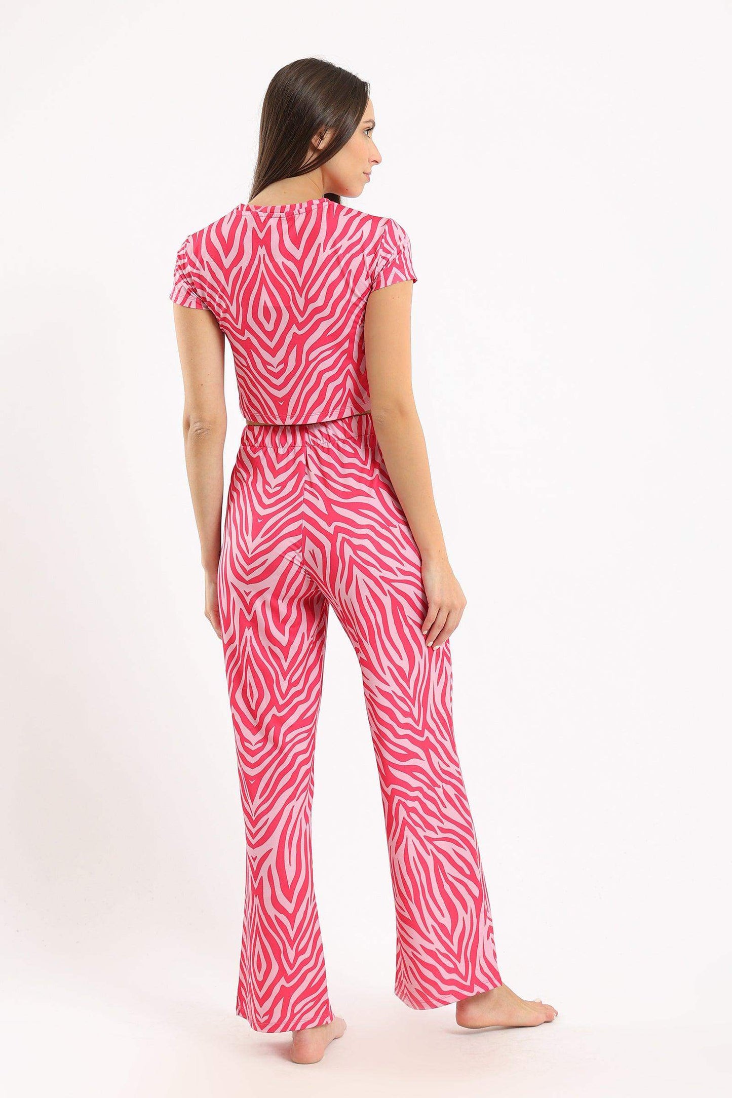 Pink Zebra Print Pyjama Set - Carina - ÙƒØ§Ø±ÙŠÙ†Ø§