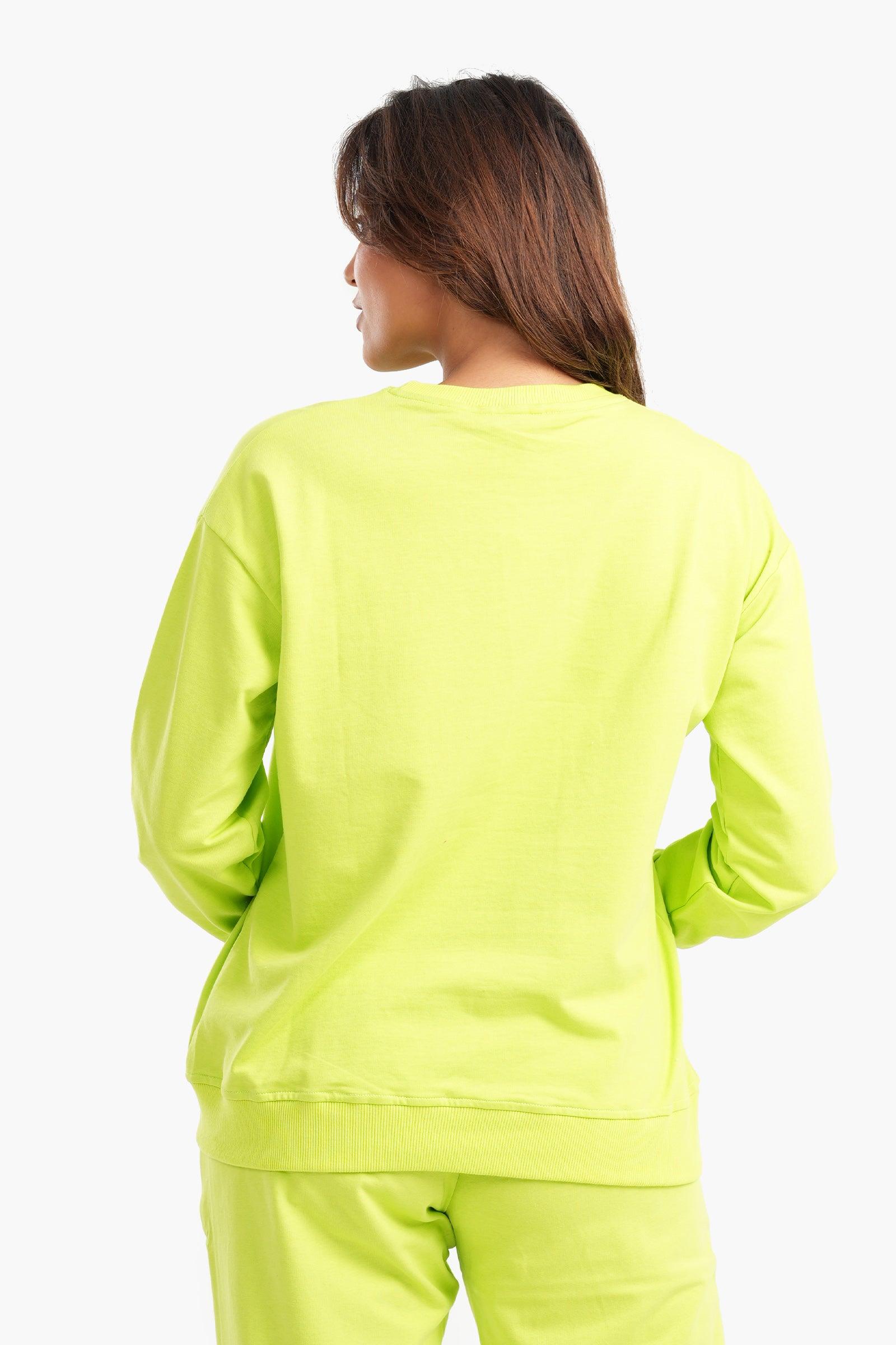 Pistache Milton Lounge Sweatshirt - Carina - ÙƒØ§Ø±ÙŠÙ†Ø§