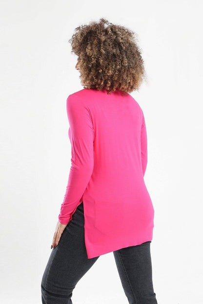 Plain Long Sleeves T-Shirt - Carina - ÙƒØ§Ø±ÙŠÙ†Ø§