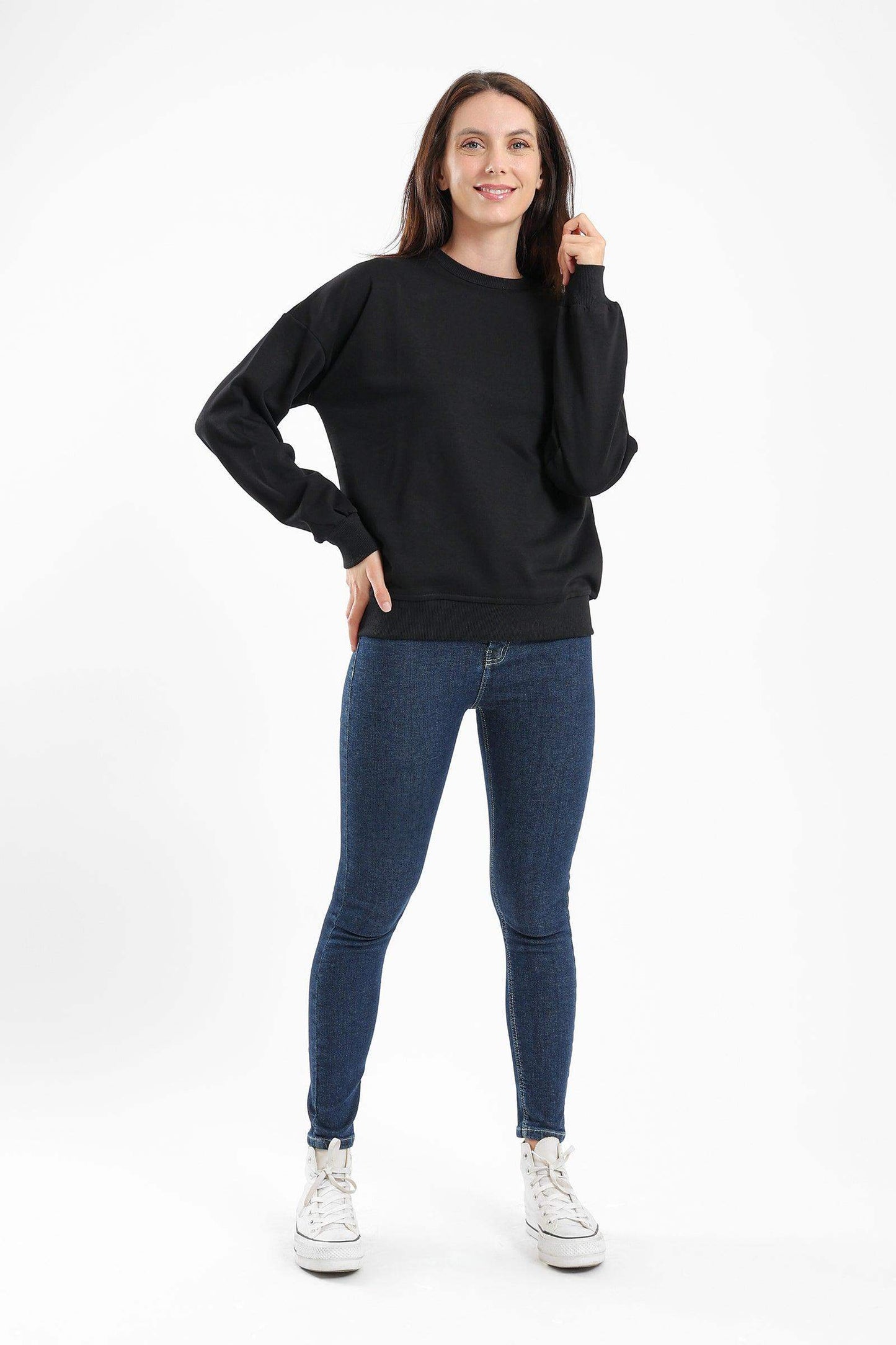 Plain Lounge Sweatshirt - Carina - ÙƒØ§Ø±ÙŠÙ†Ø§