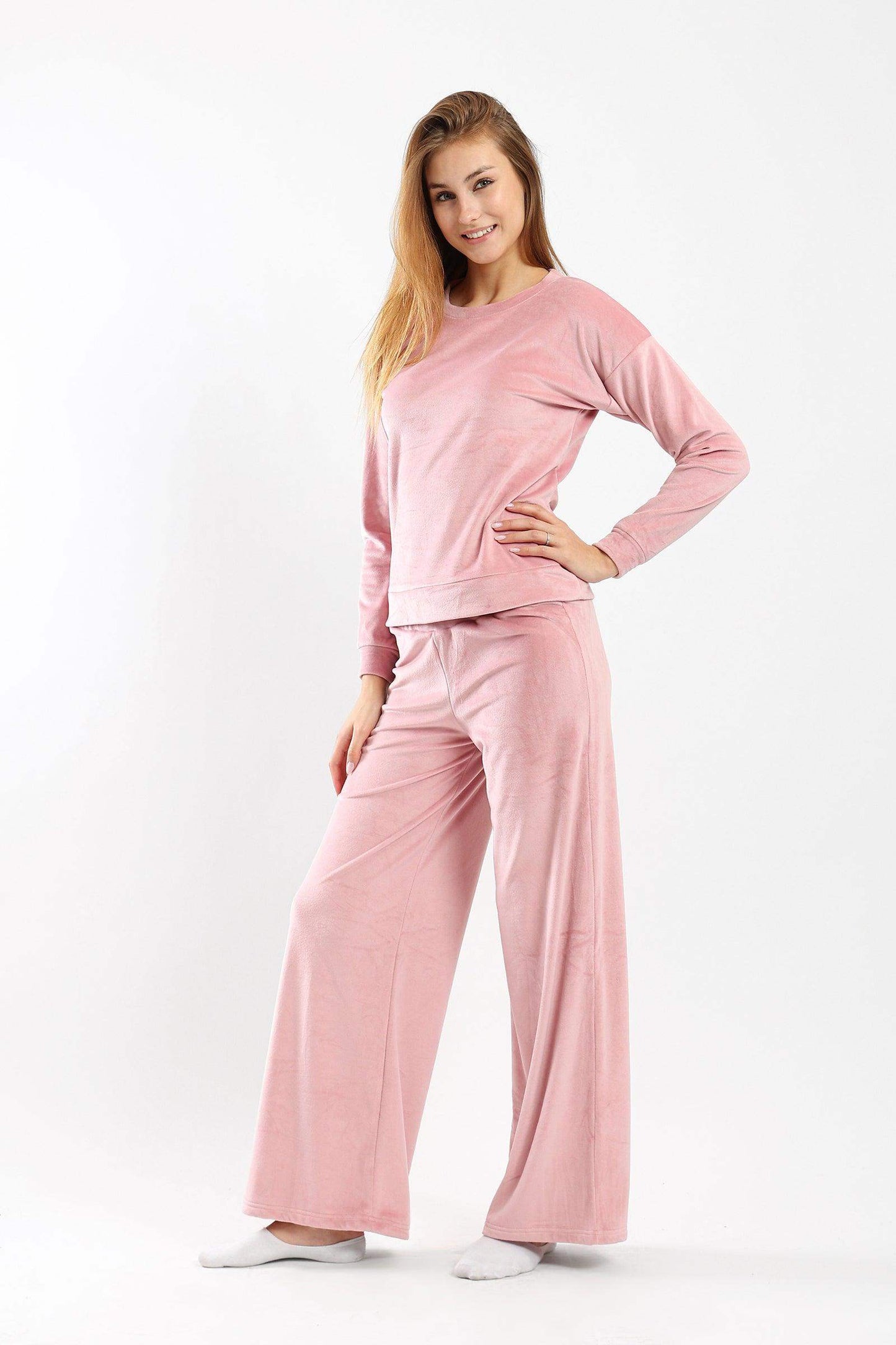 Plain Plush Pyjama Set - Carina - ÙƒØ§Ø±ÙŠÙ†Ø§