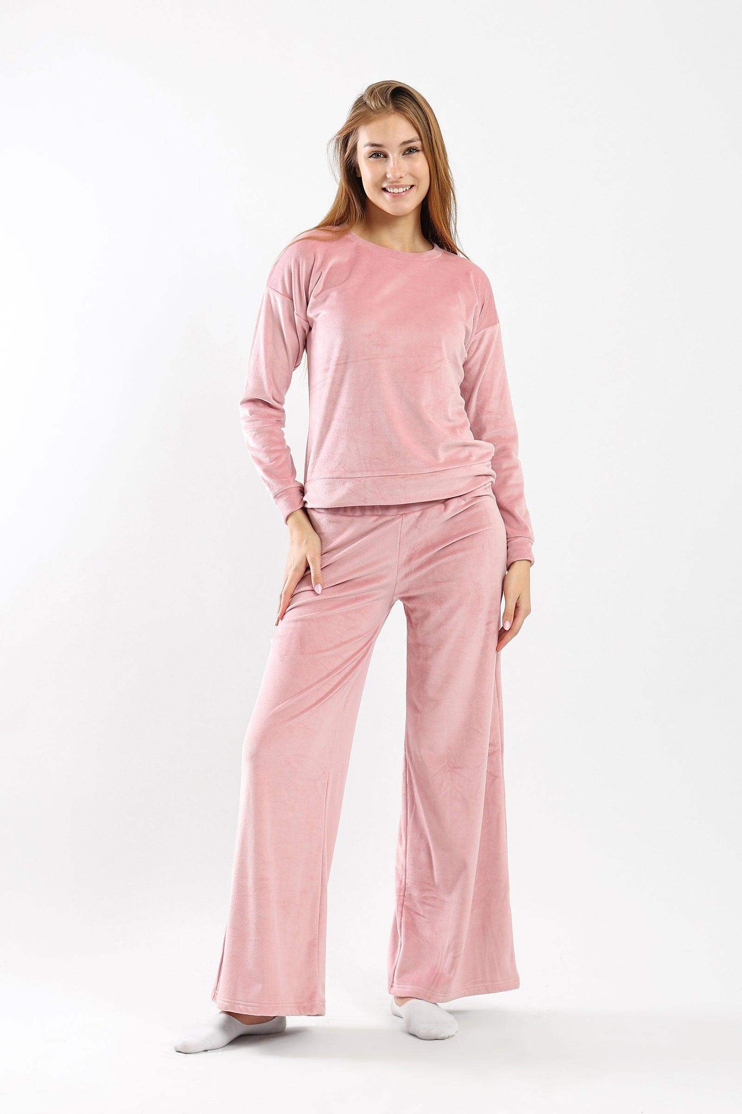 Plain Plush Pyjama Set - Carina - ÙƒØ§Ø±ÙŠÙ†Ø§