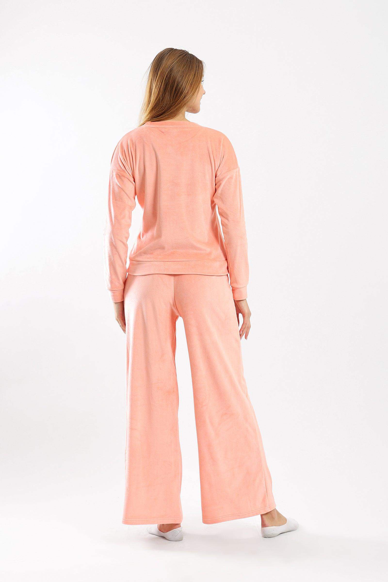 Plain Plush Pyjama Set - Carina - ÙƒØ§Ø±ÙŠÙ†Ø§