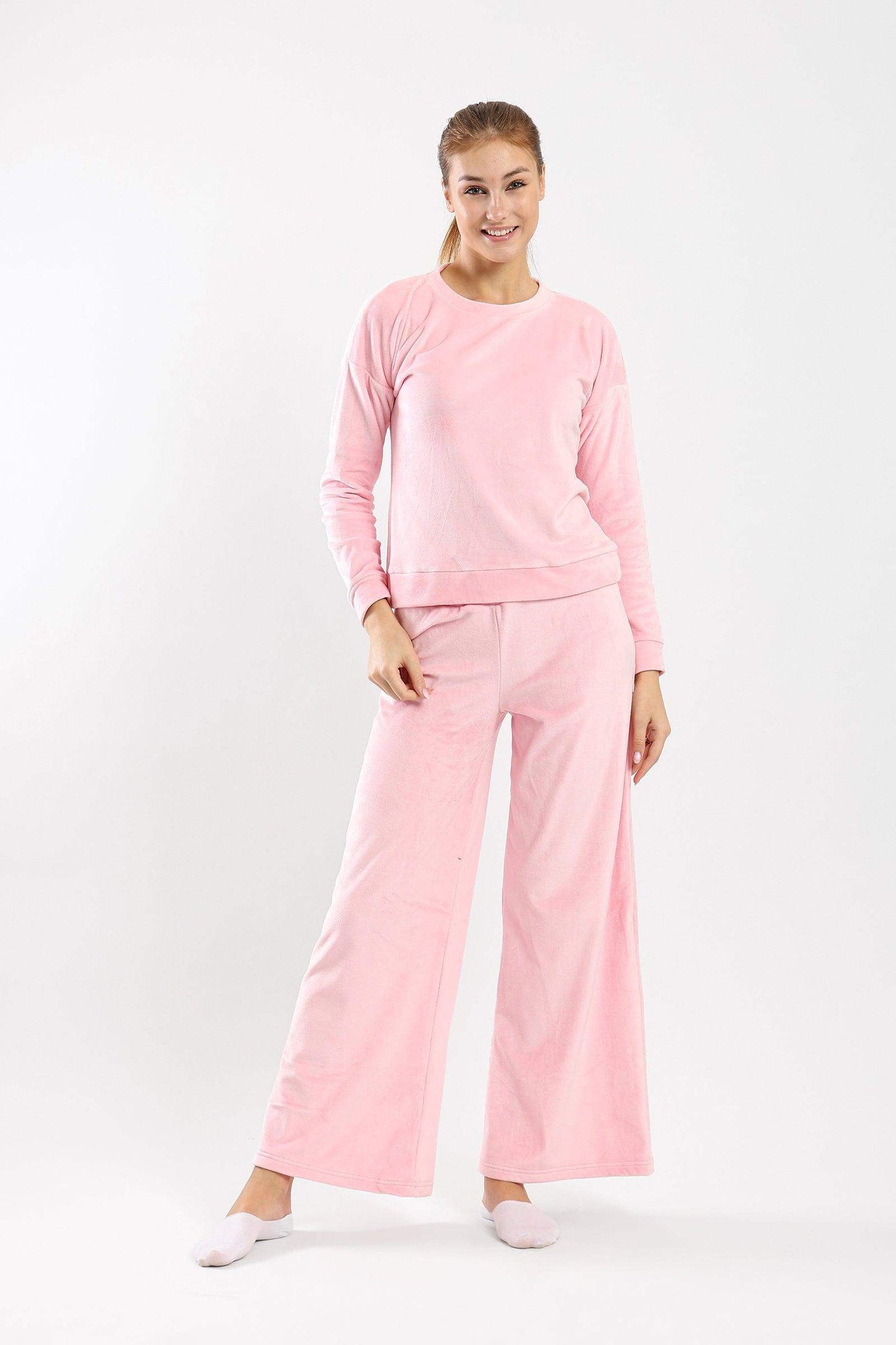 Plain Plush Pyjama Set - Carina - ÙƒØ§Ø±ÙŠÙ†Ø§