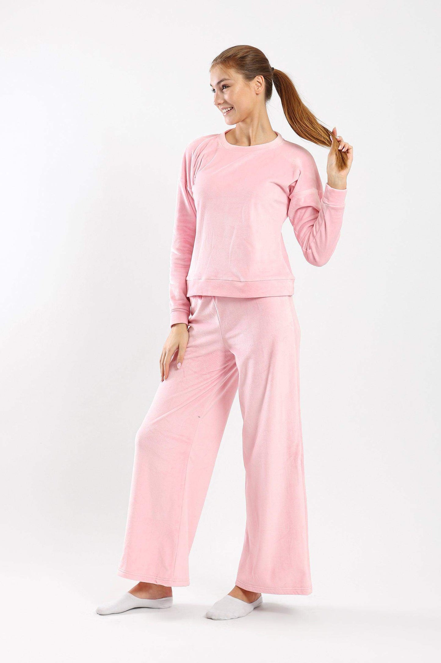 Plain Plush Pyjama Set - Carina - ÙƒØ§Ø±ÙŠÙ†Ø§