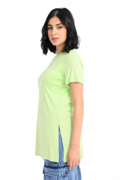 Plain Round Neck T-Shirt - Carina - ÙƒØ§Ø±ÙŠÙ†Ø§