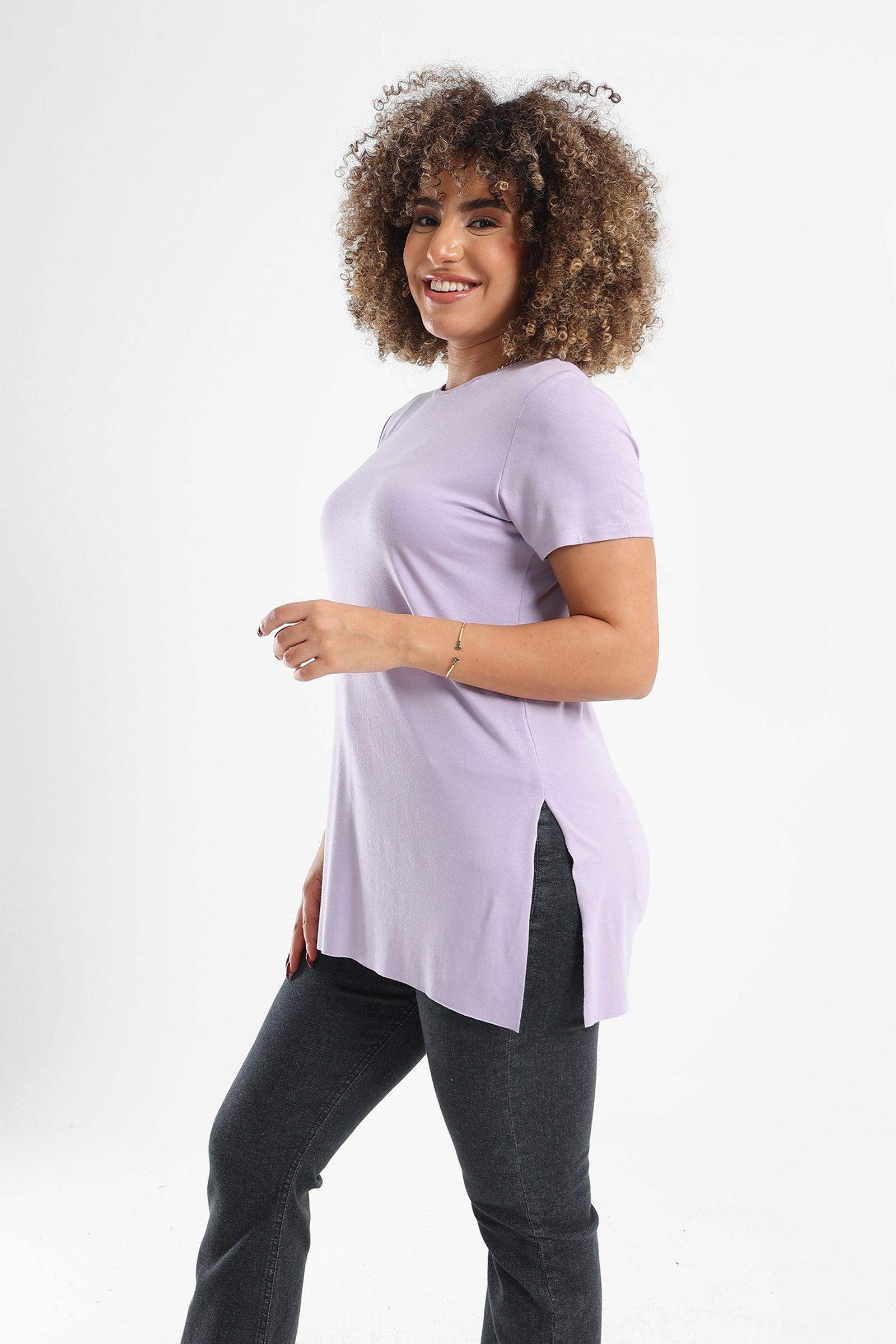 Plain Round Neck T-Shirt - Carina - ÙƒØ§Ø±ÙŠÙ†Ø§