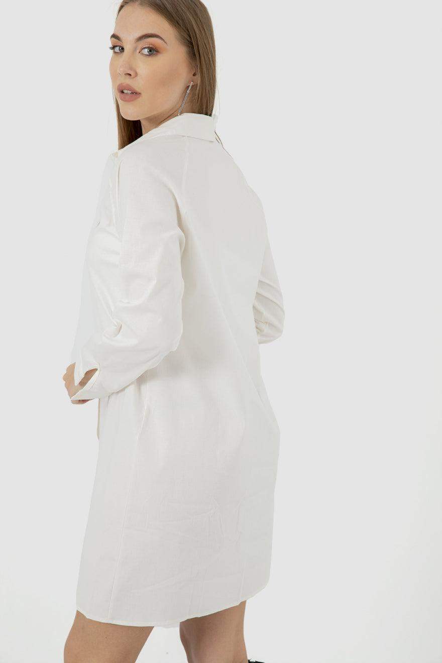 Plain Shirt with Collar - Carina - ÙƒØ§Ø±ÙŠÙ†Ø§