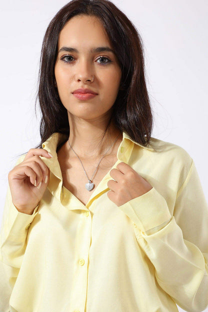 Plain Shirt with Long Sleeves - Carina - ÙƒØ§Ø±ÙŠÙ†Ø§