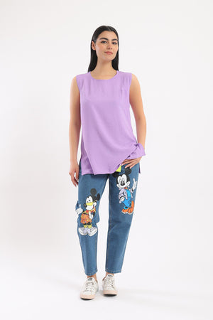 Plain Sleeveless Top - Clue-wear