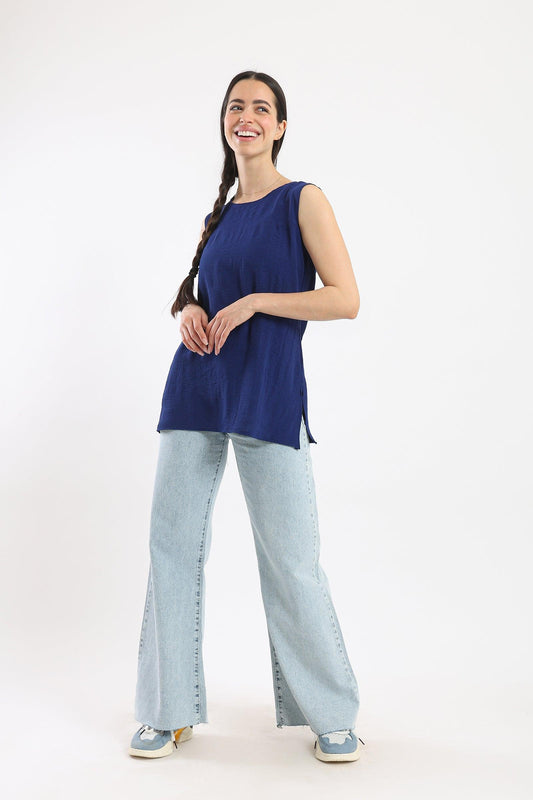 Plain Sleeveless Top - Clue-wear