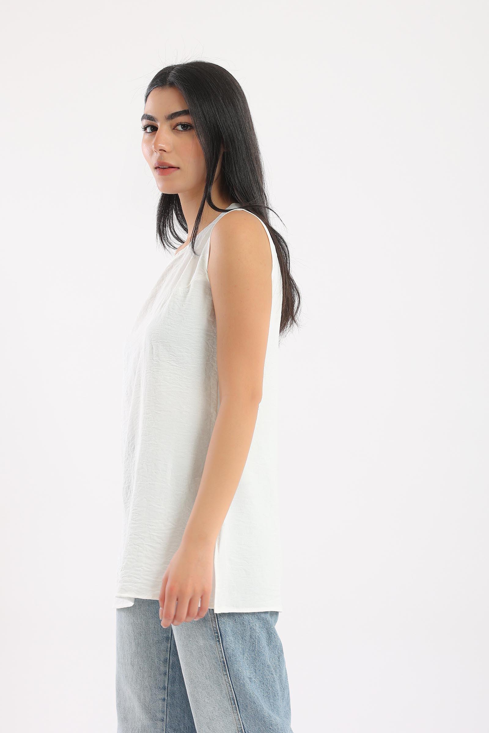Plain Sleeveless Top - Clue-wear