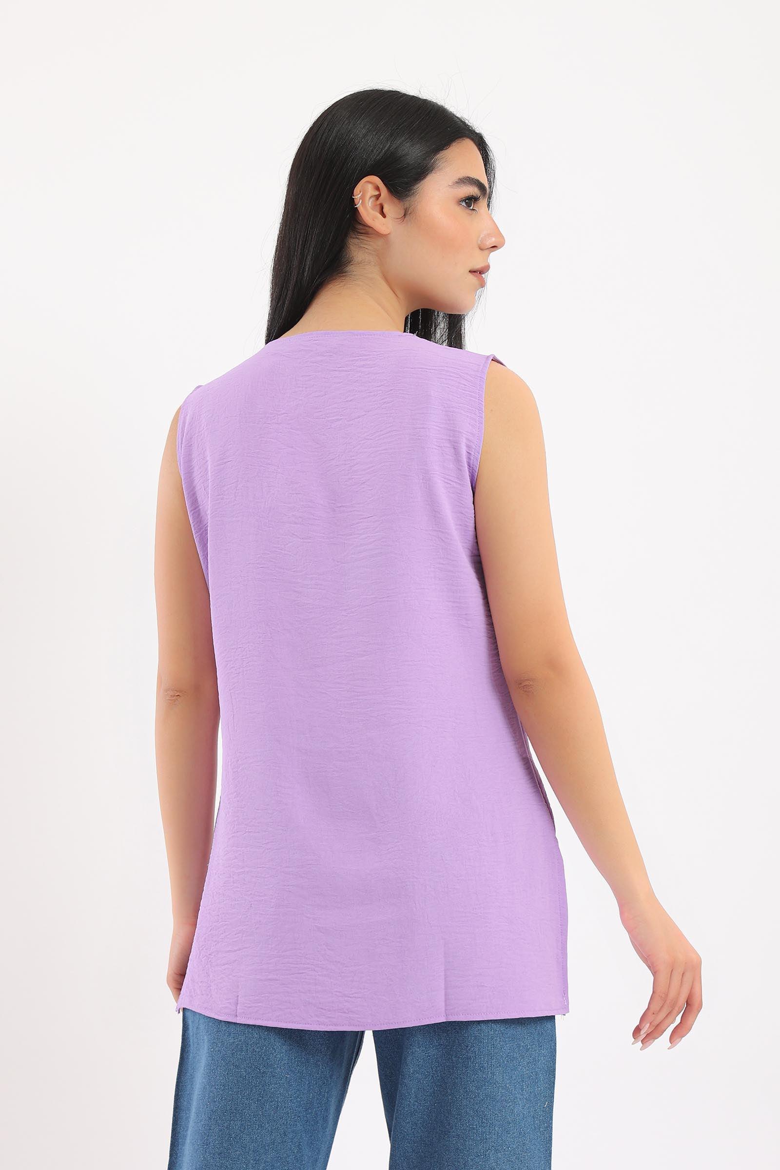 Plain Sleeveless Top - Clue-wear