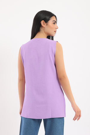 Plain Sleeveless Top - Clue-wear