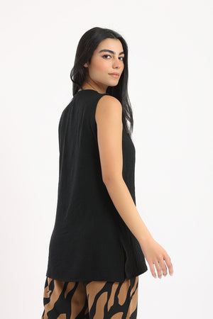 Plain Sleeveless Top - Clue-wear