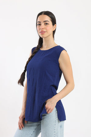Plain Sleeveless Top - Clue-wear
