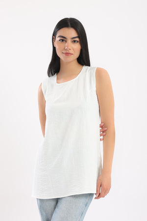 Plain Sleeveless Top - Clue-wear