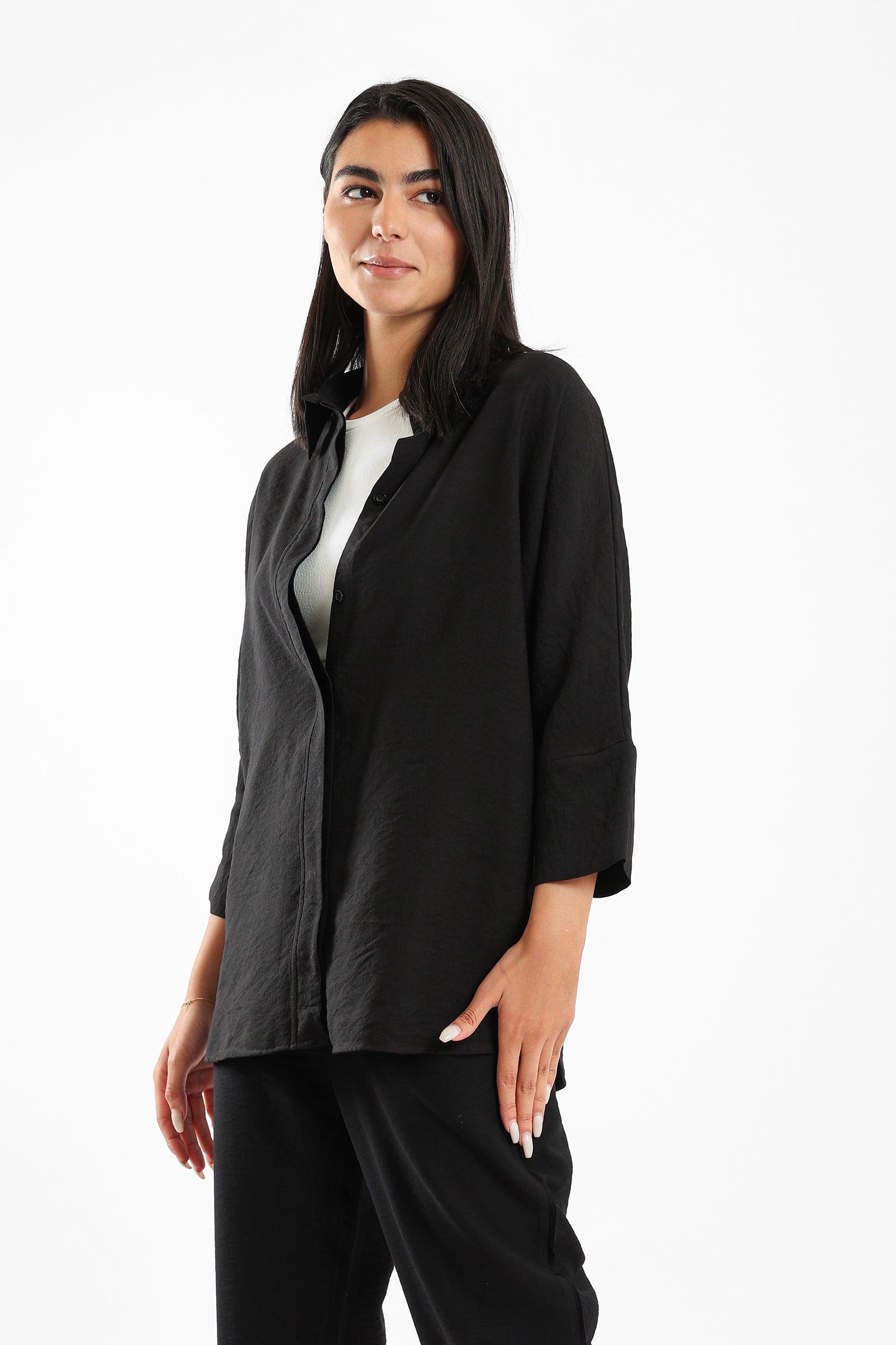 Plain Tencel shirt - Clue Wear