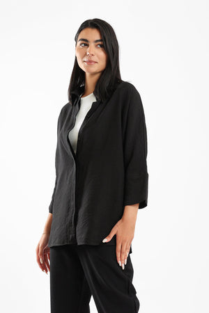 Plain Tencel shirt - Clue Wear