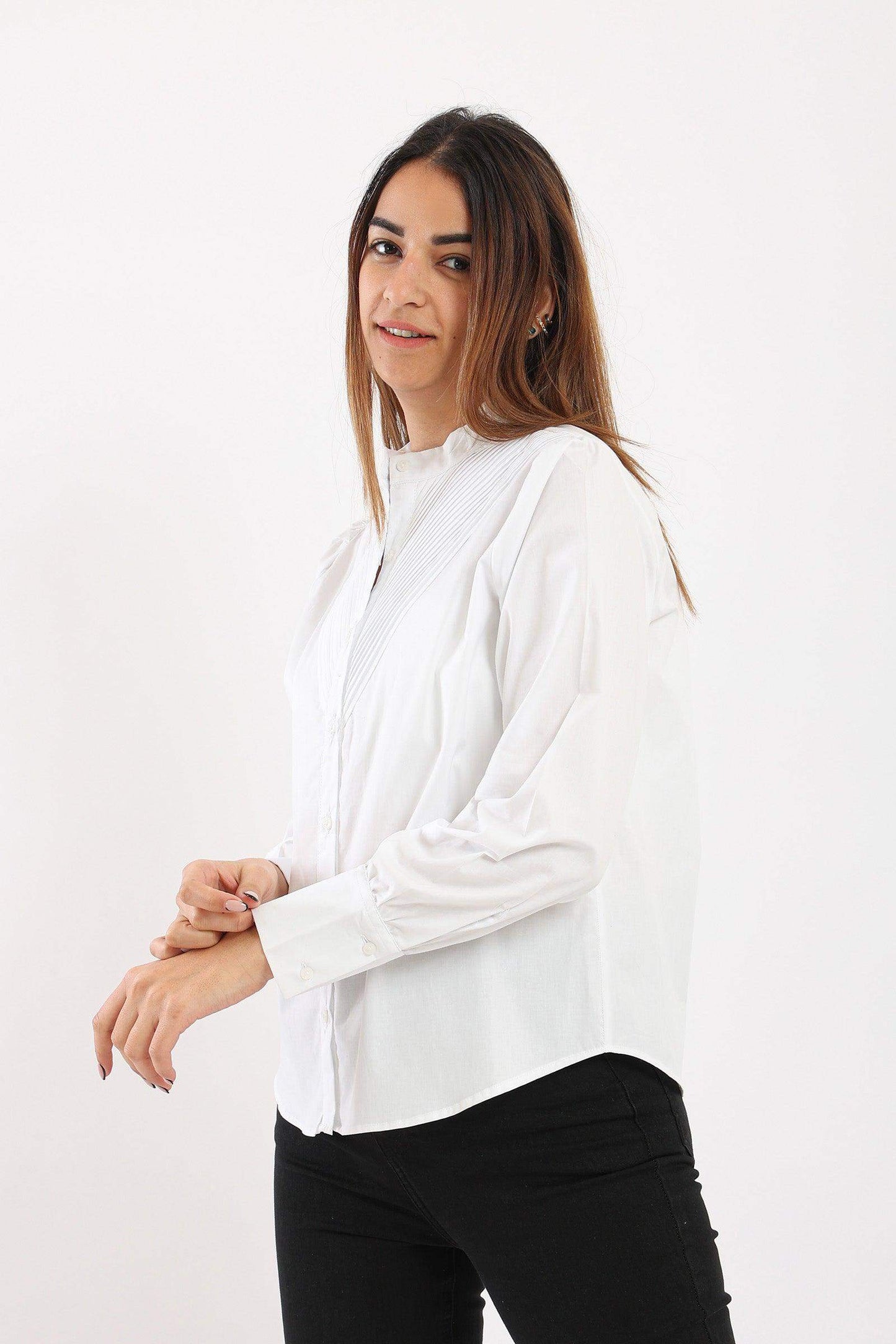 Pleated Formal Shirt - Carina - ÙƒØ§Ø±ÙŠÙ†Ø§