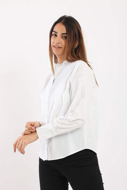 Pleated Formal Shirt - Carina - ÙƒØ§Ø±ÙŠÙ†Ø§