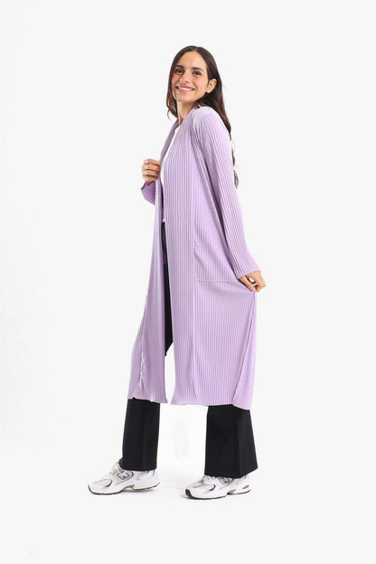 Pleated Open Neckline Kimono - Carina - ÙƒØ§Ø±ÙŠÙ†Ø§