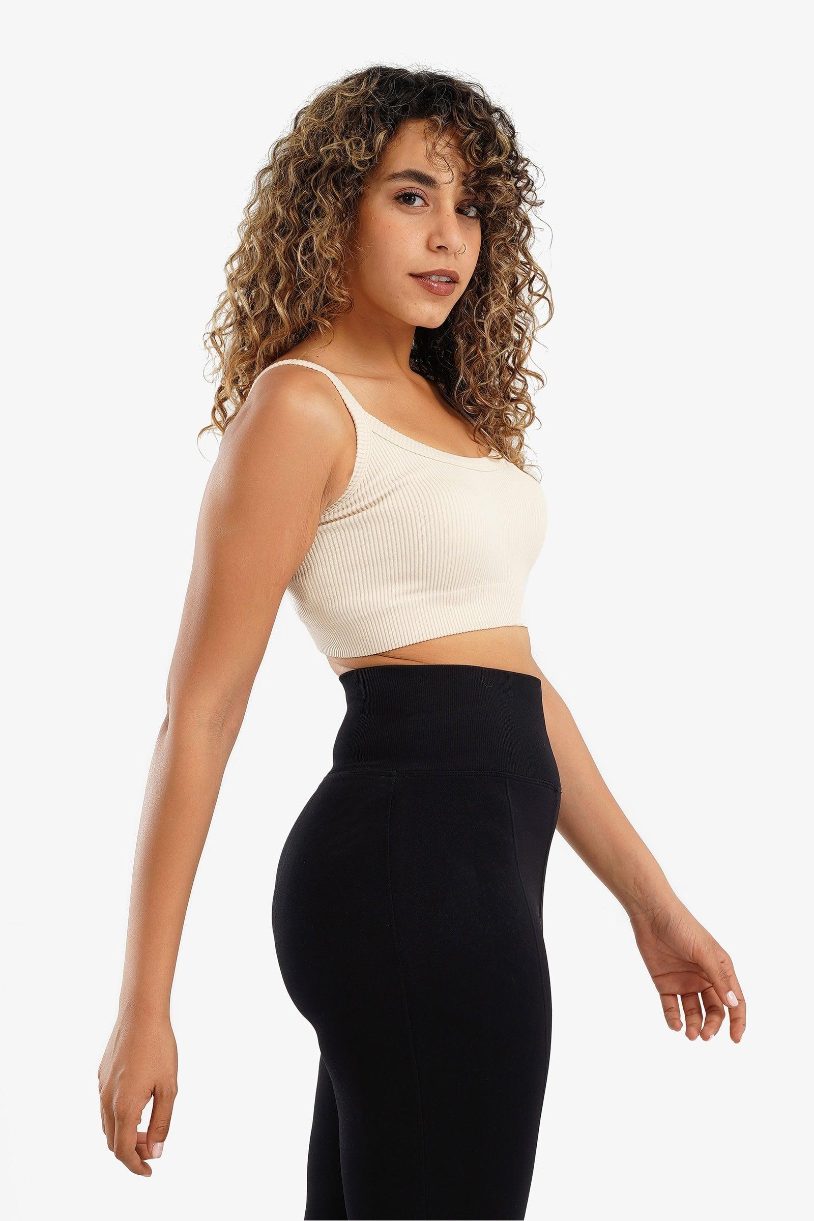 Plunge Neck Crop Top - Carina - ÙƒØ§Ø±ÙŠÙ†Ø§