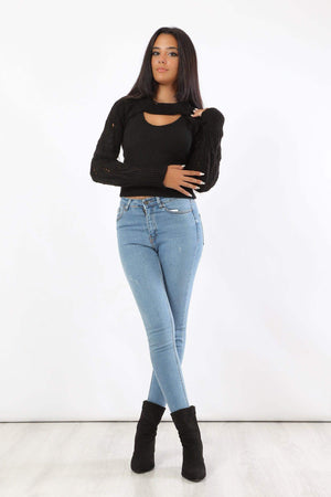 Pointelle Detachable Sleeves - Carina - ÙƒØ§Ø±ÙŠÙ†Ø§