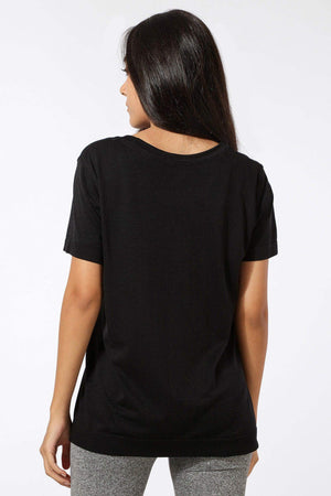 Polyester Self Pattern T-shirt - Carina - ÙƒØ§Ø±ÙŠÙ†Ø§
