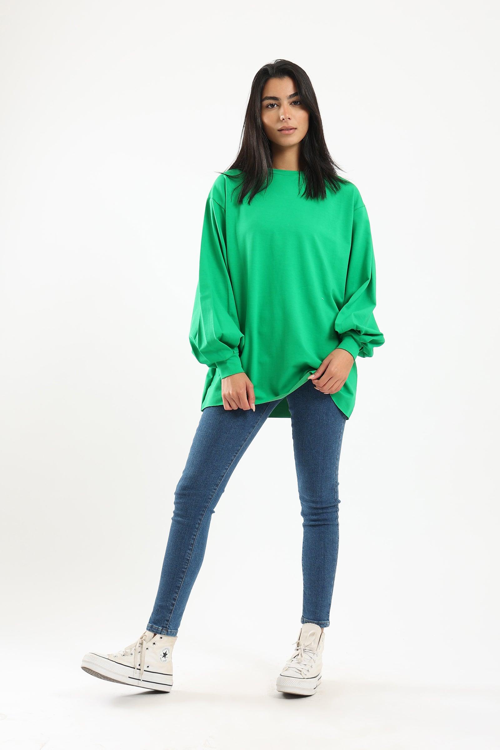 Printed Back Lounge Sweatshirt - Clue Wear