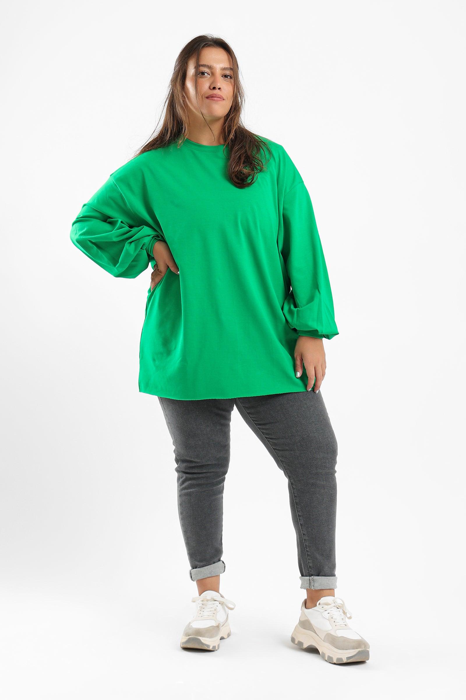 Printed Back Lounge Sweatshirt - Clue Wear