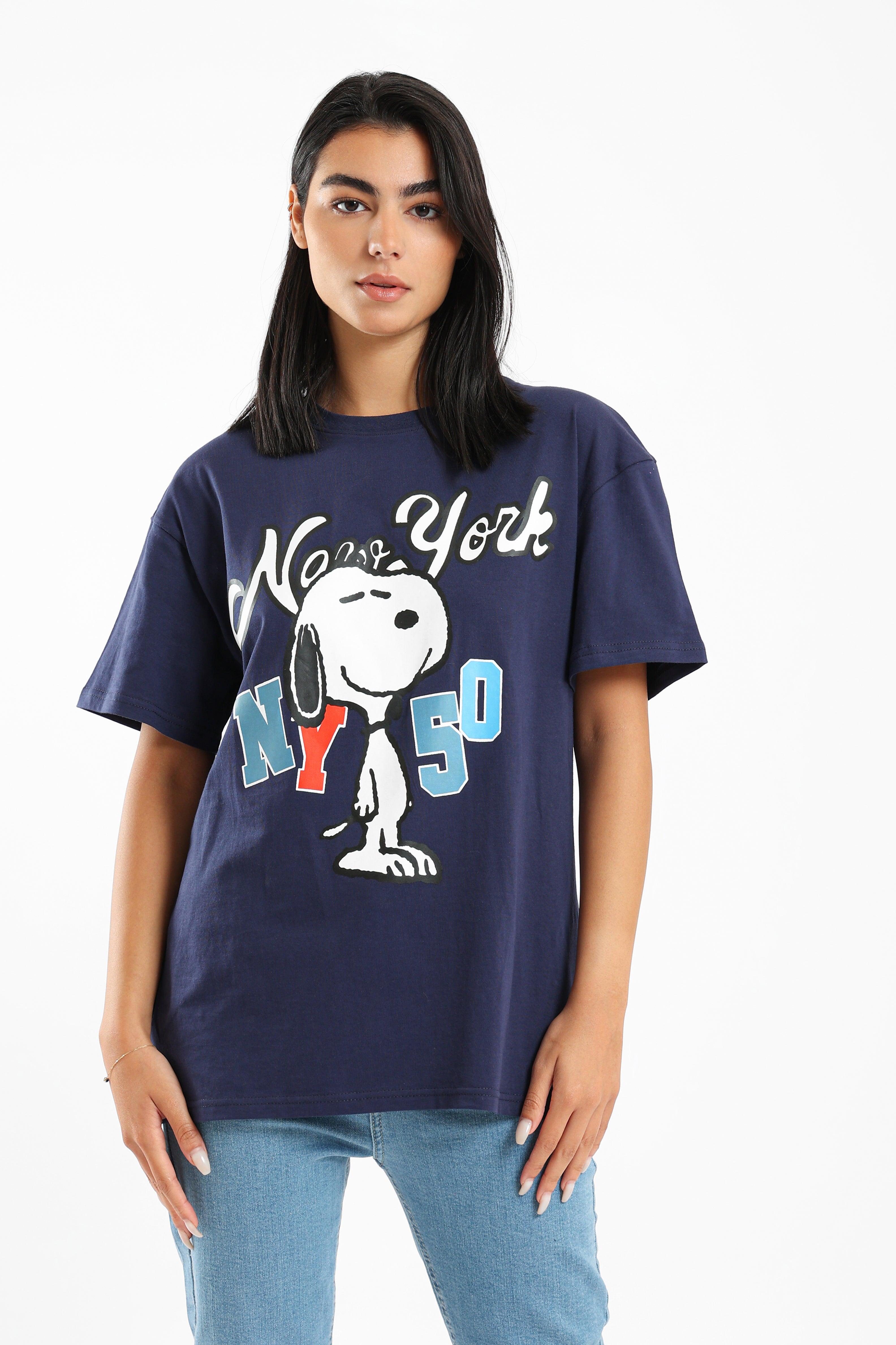 Printed Cotton T-shirt - Clue Wear