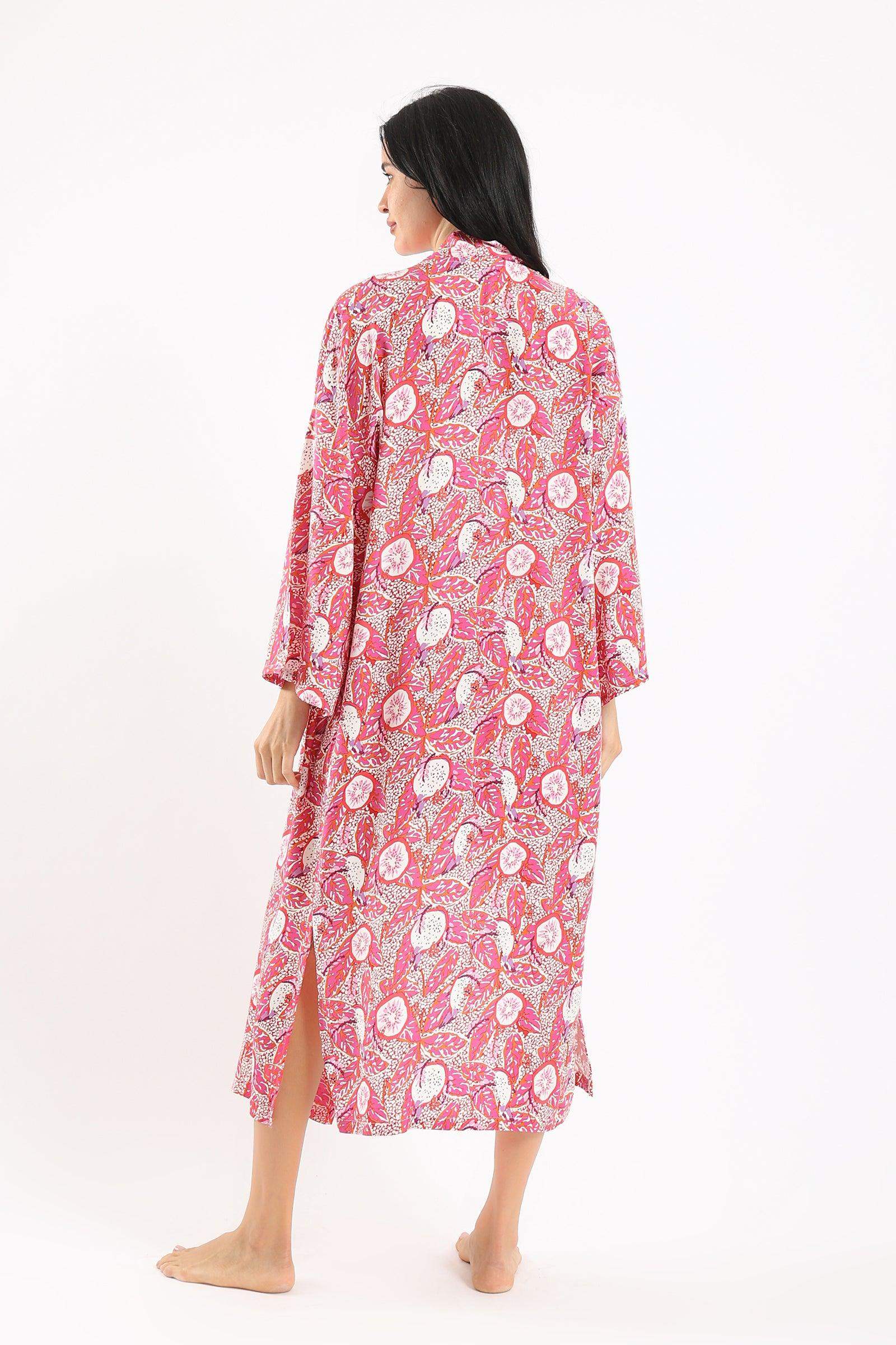 Printed Kimono Robe - Carina - ÙƒØ§Ø±ÙŠÙ†Ø§