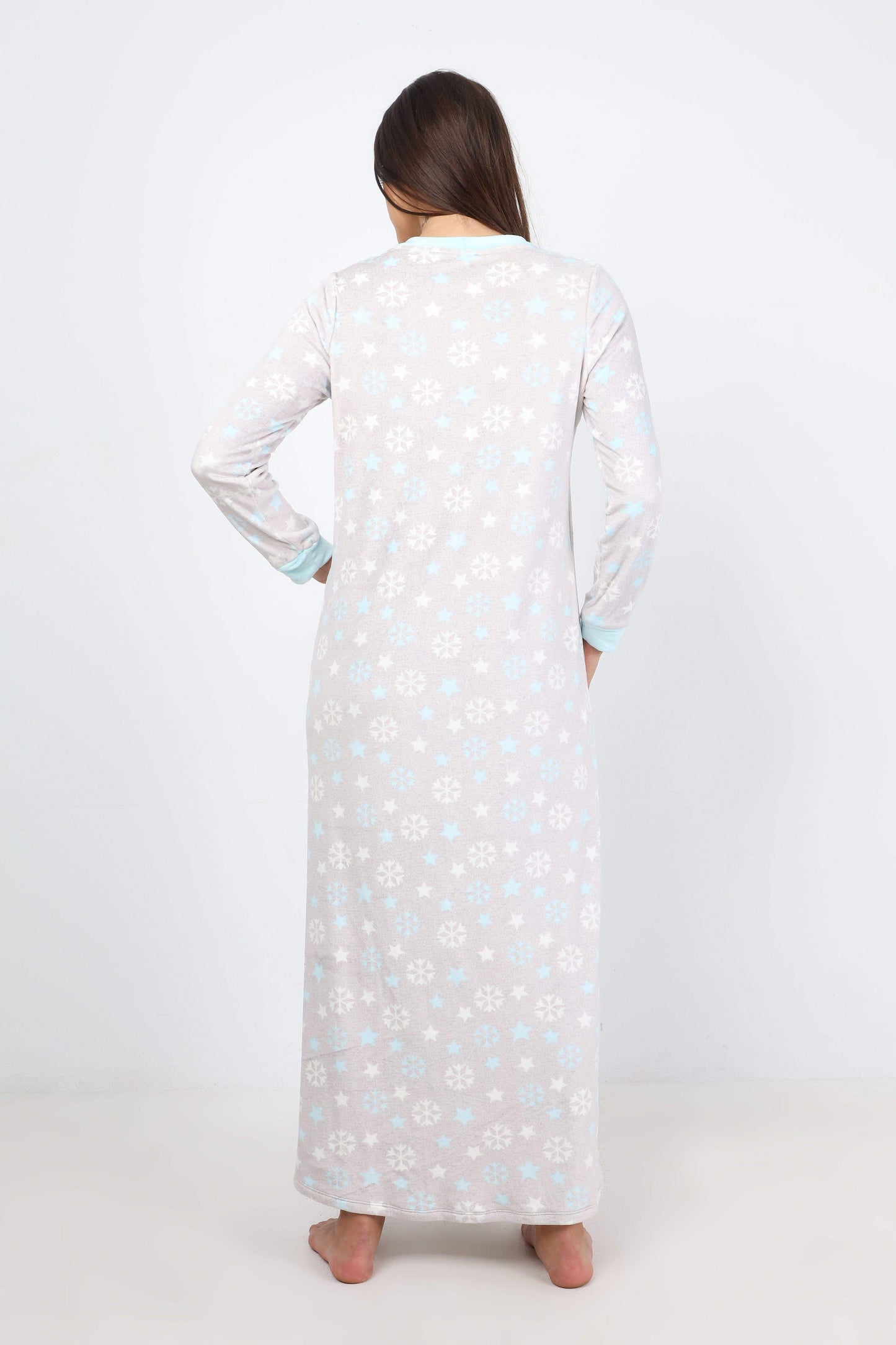 Printed Night Gown - Carina - ÙƒØ§Ø±ÙŠÙ†Ø§