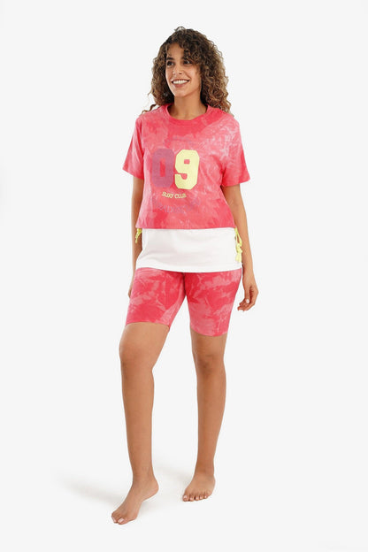 Printed Surf Club Pyjama Set - Carina - ÙƒØ§Ø±ÙŠÙ†Ø§