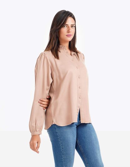 Puffed Long Sleeves Shirt - Carina - ÙƒØ§Ø±ÙŠÙ†Ø§