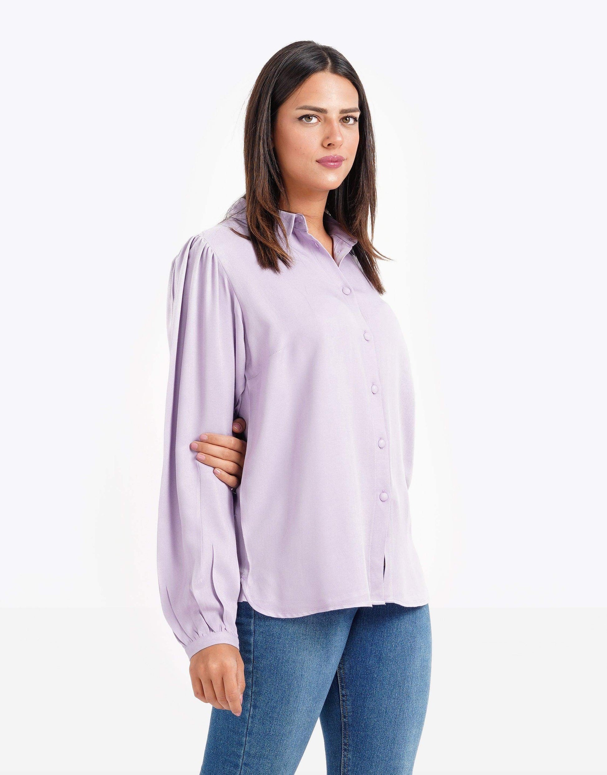 Puffed Long Sleeves Shirt - Carina - ÙƒØ§Ø±ÙŠÙ†Ø§