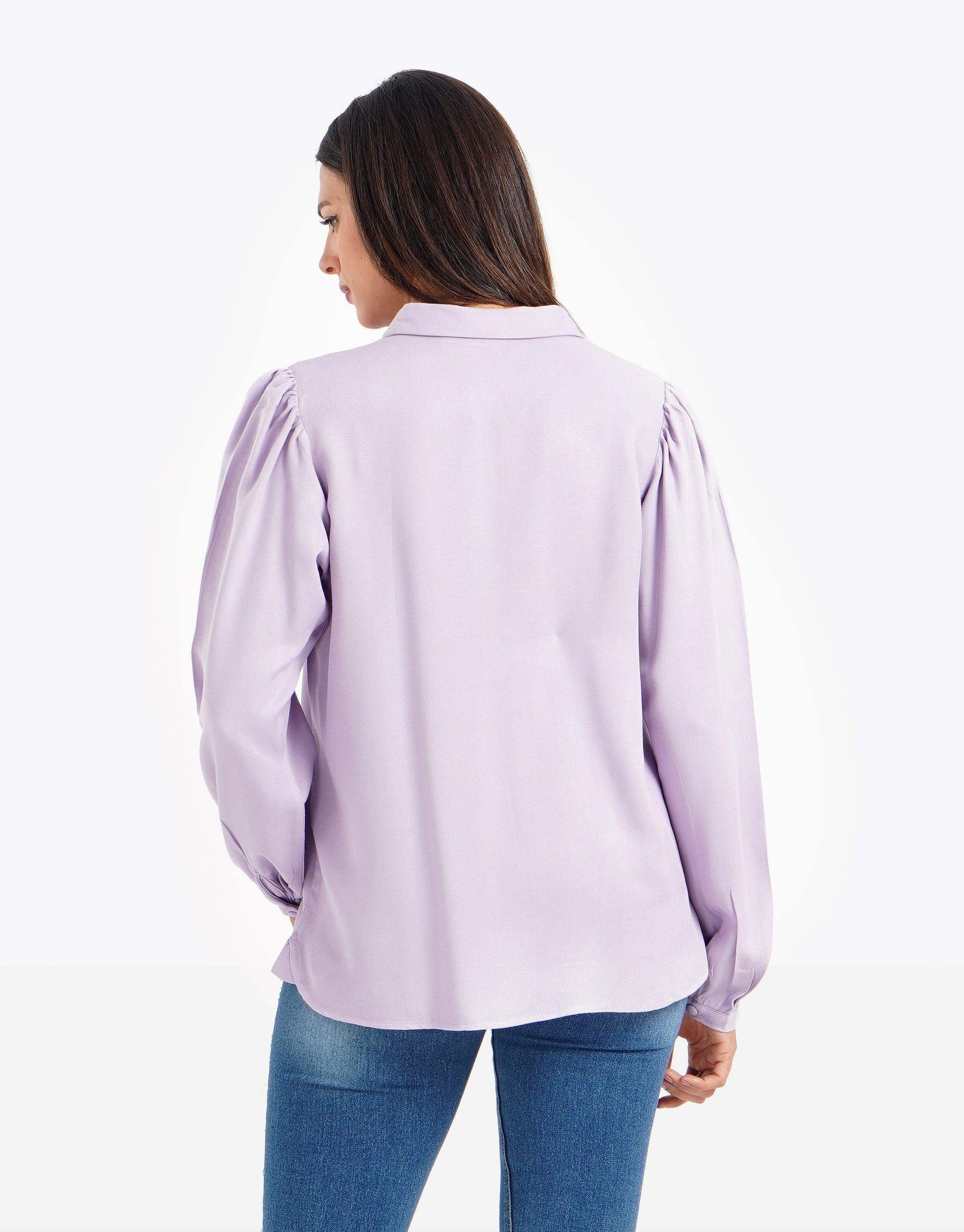 Puffed Long Sleeves Shirt - Carina - ÙƒØ§Ø±ÙŠÙ†Ø§