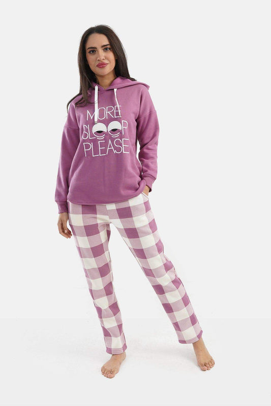 Pyjama Set with Checks Pants - Carina - ÙƒØ§Ø±ÙŠÙ†Ø§