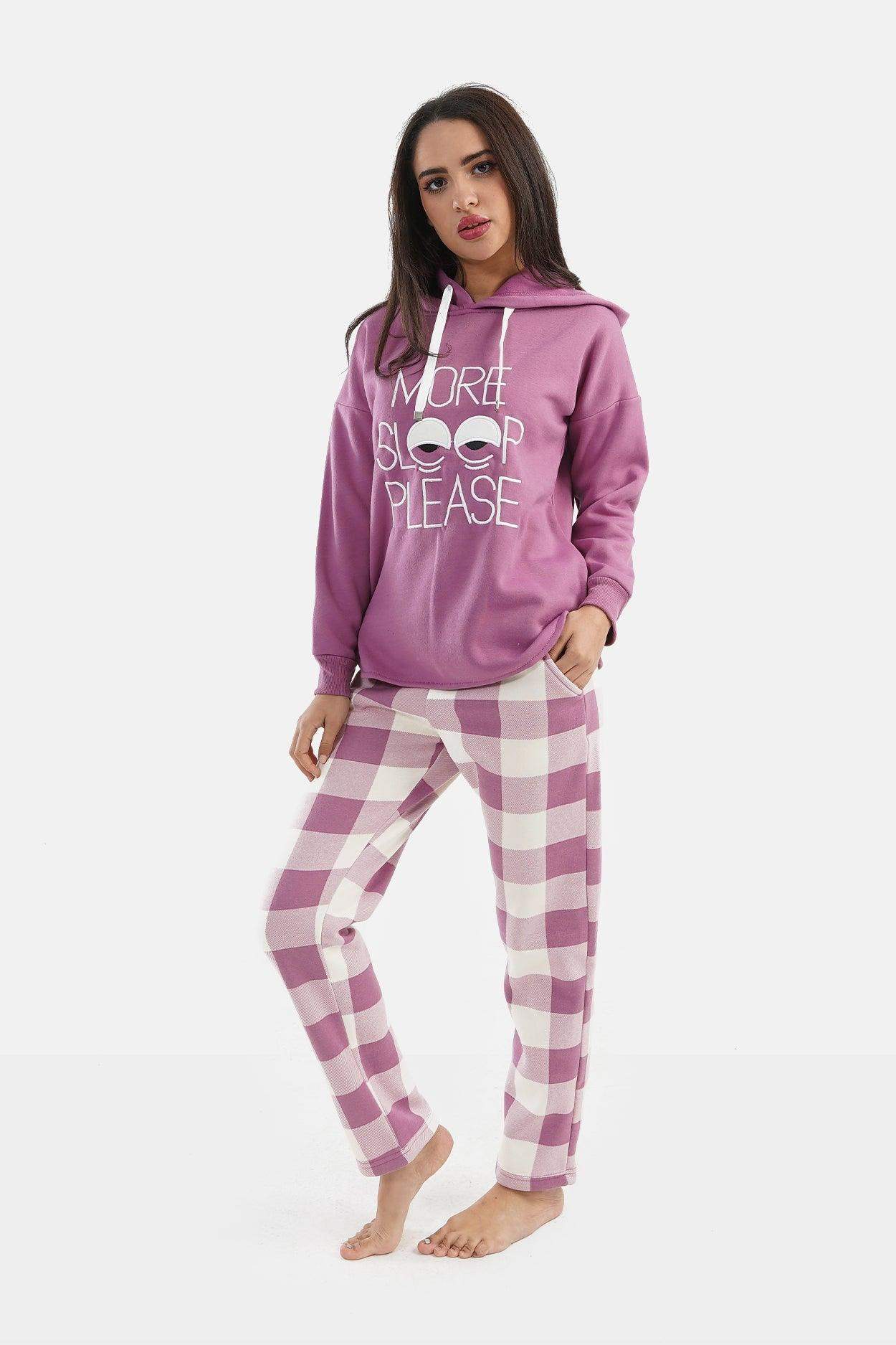 Pyjama Set with Checks Pants - Carina - ÙƒØ§Ø±ÙŠÙ†Ø§