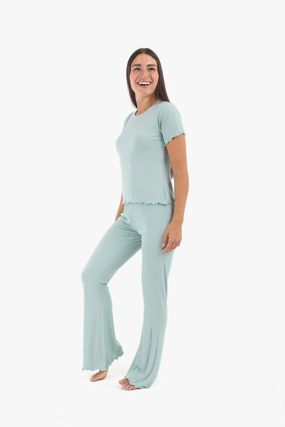 Pyjama Set with Flare Pants - Carina - ÙƒØ§Ø±ÙŠÙ†Ø§