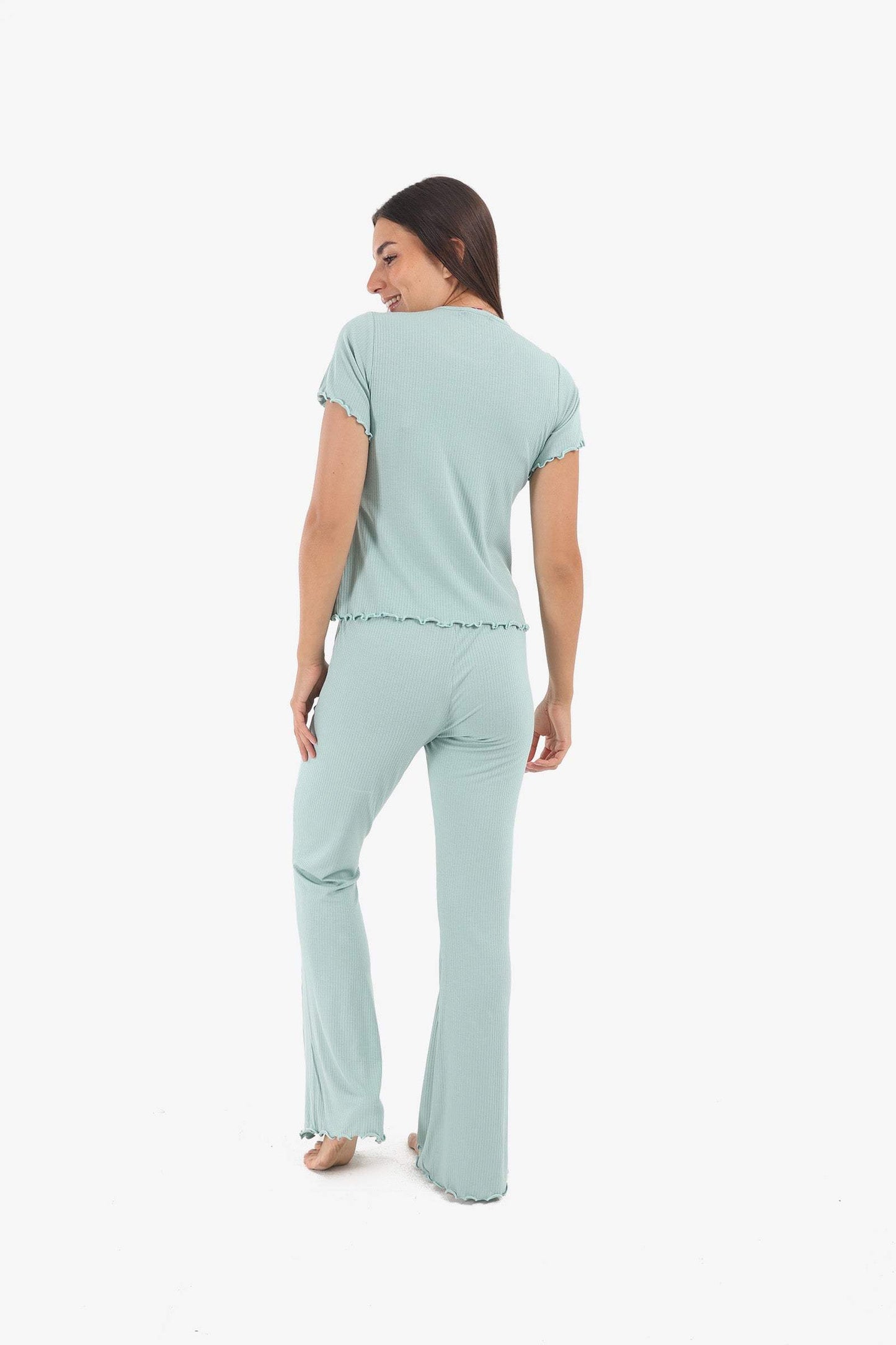 Pyjama Set with Flare Pants - Carina - ÙƒØ§Ø±ÙŠÙ†Ø§