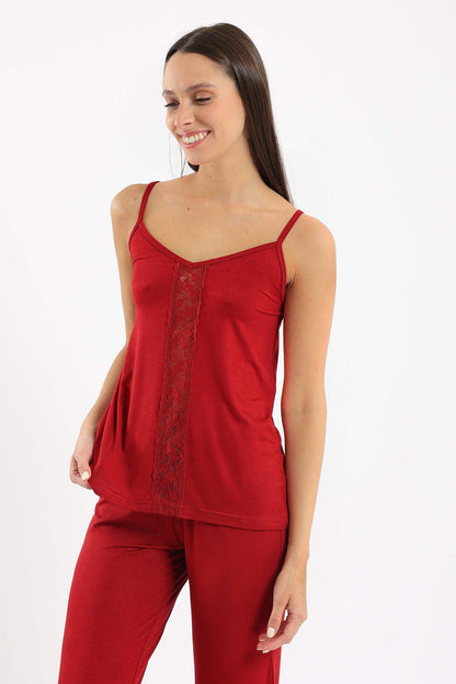 Pyjama Set with Front Lace - Carina - ÙƒØ§Ø±ÙŠÙ†Ø§