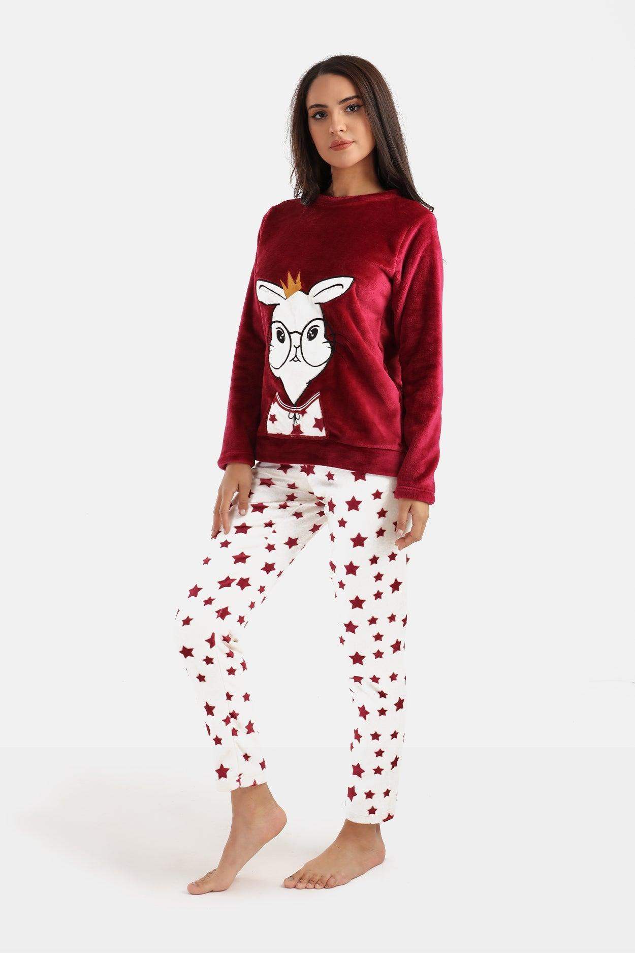 Pyjama Set with Rabbit Printed - Carina - ÙƒØ§Ø±ÙŠÙ†Ø§