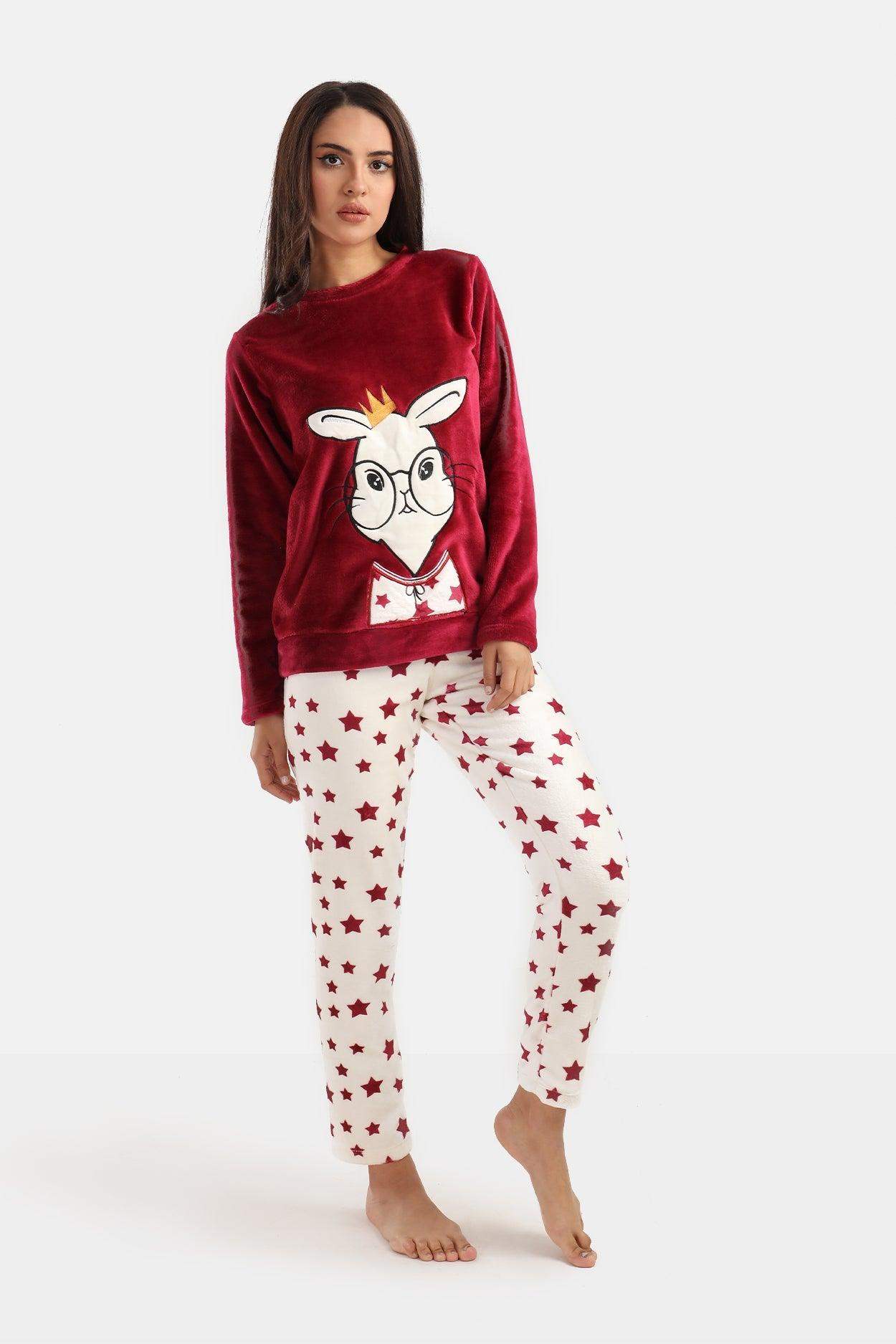 Pyjama Set with Rabbit Printed - Carina - ÙƒØ§Ø±ÙŠÙ†Ø§